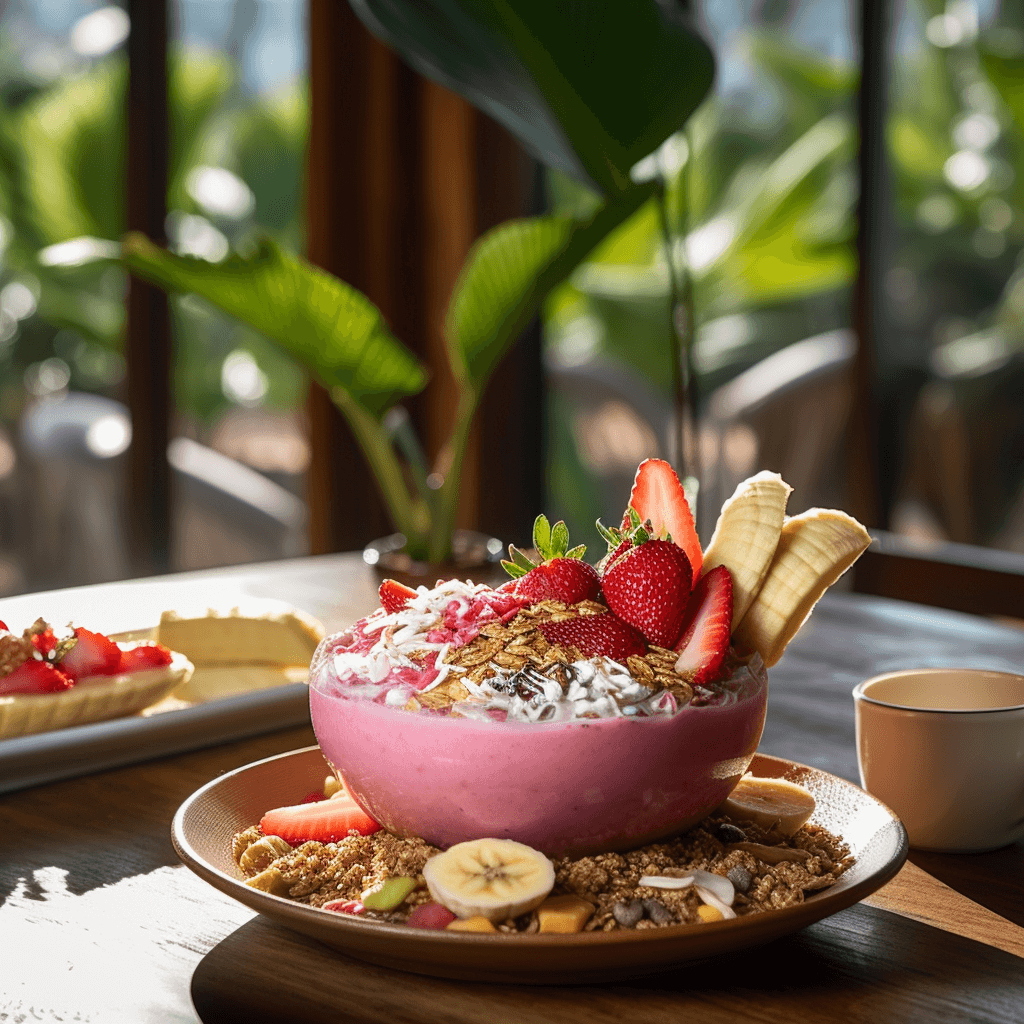 ekommunity bali smoothie bowl breakfast