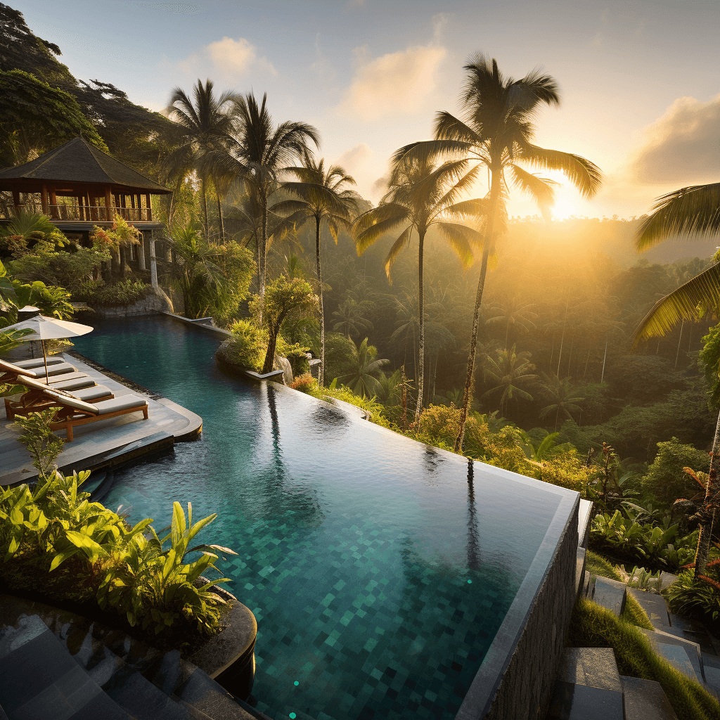 infinity pool in Bali