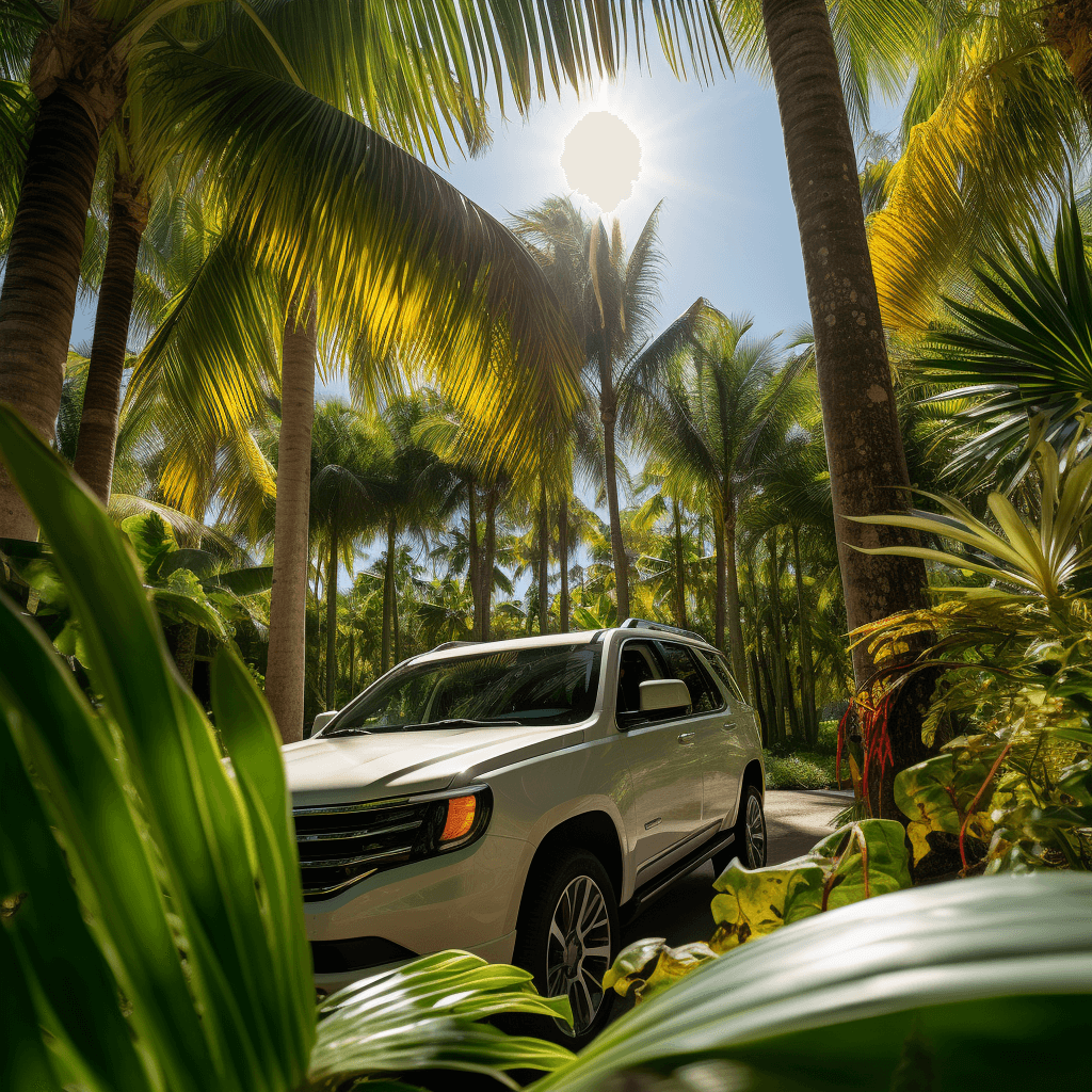 The perfect pit stop on the way up, palm trees galore