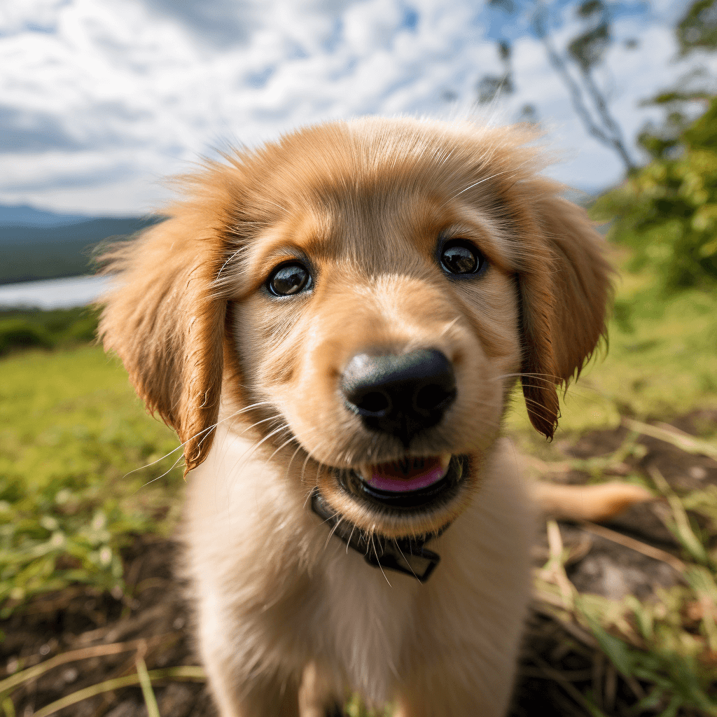 puppy dog on nusa ceningan