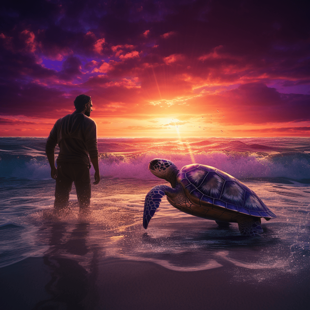 cover art puerto escondido sea turtle release