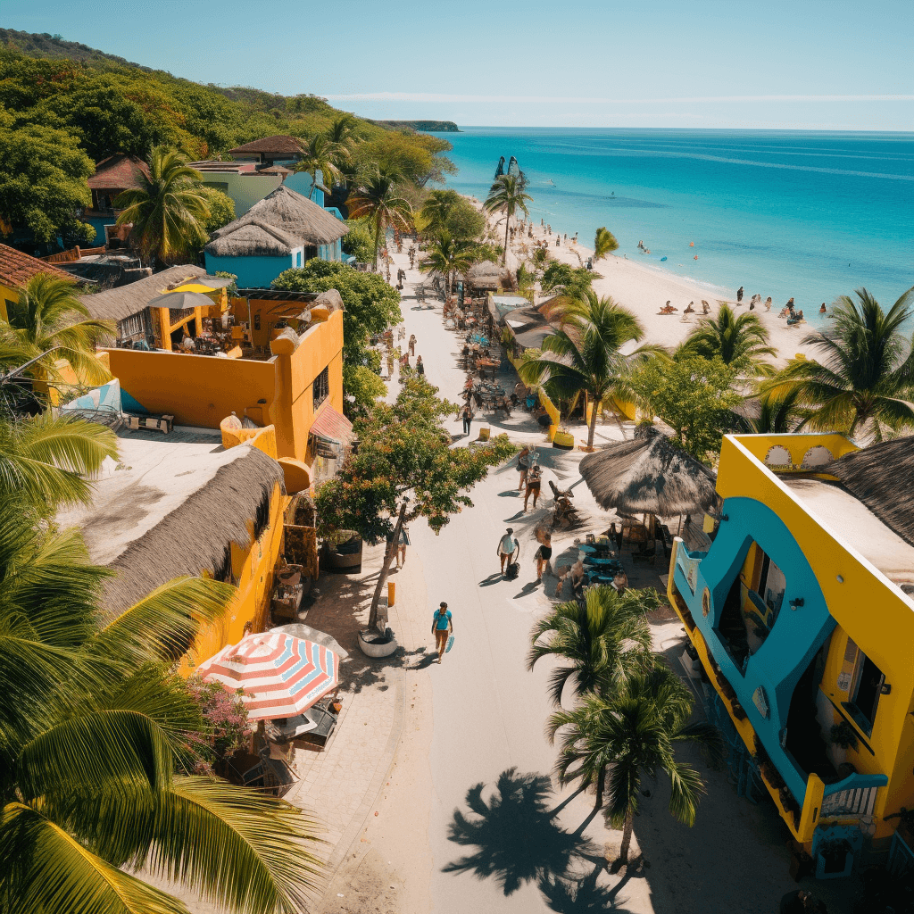 Yellow walls and mango shakes on the way to the beach