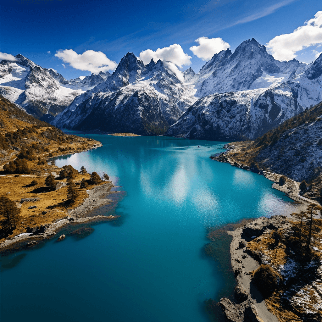 the incredible blues of humantay lake