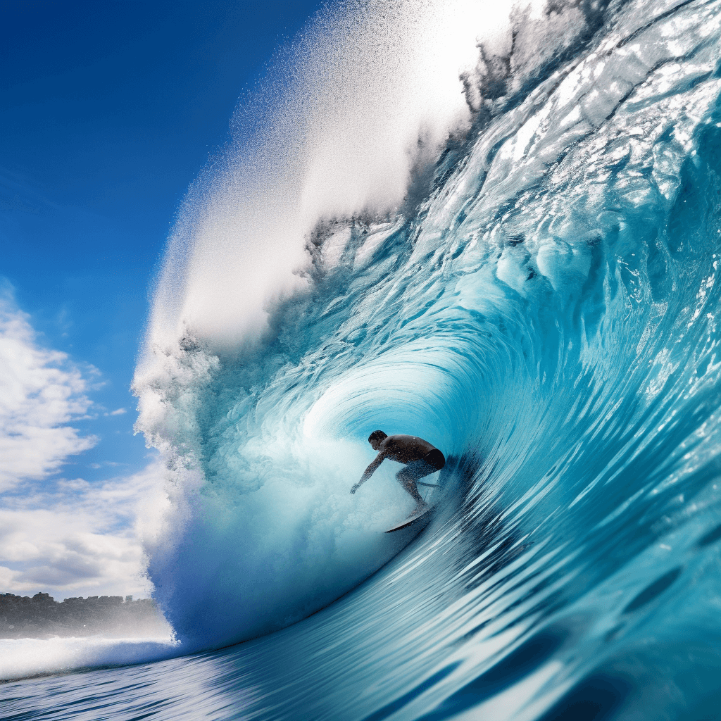 surfer in uluwatu bali