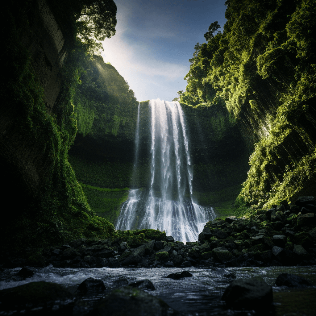 The incredible Sekumpul waterfall