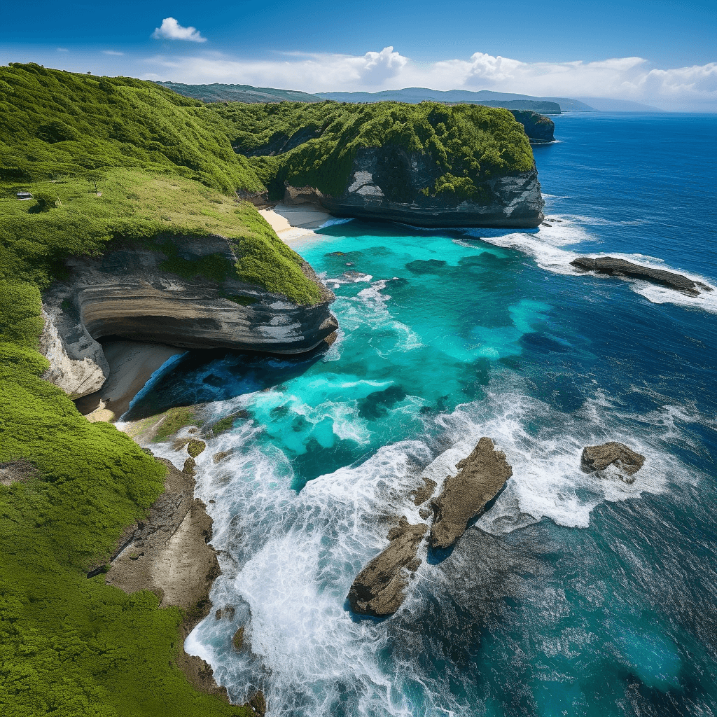 Nusa Penida’s breathtaking coastline