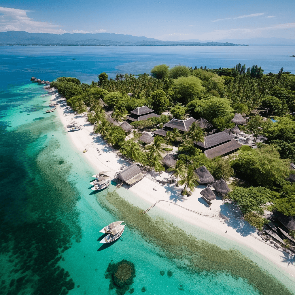Gili Air seen from above