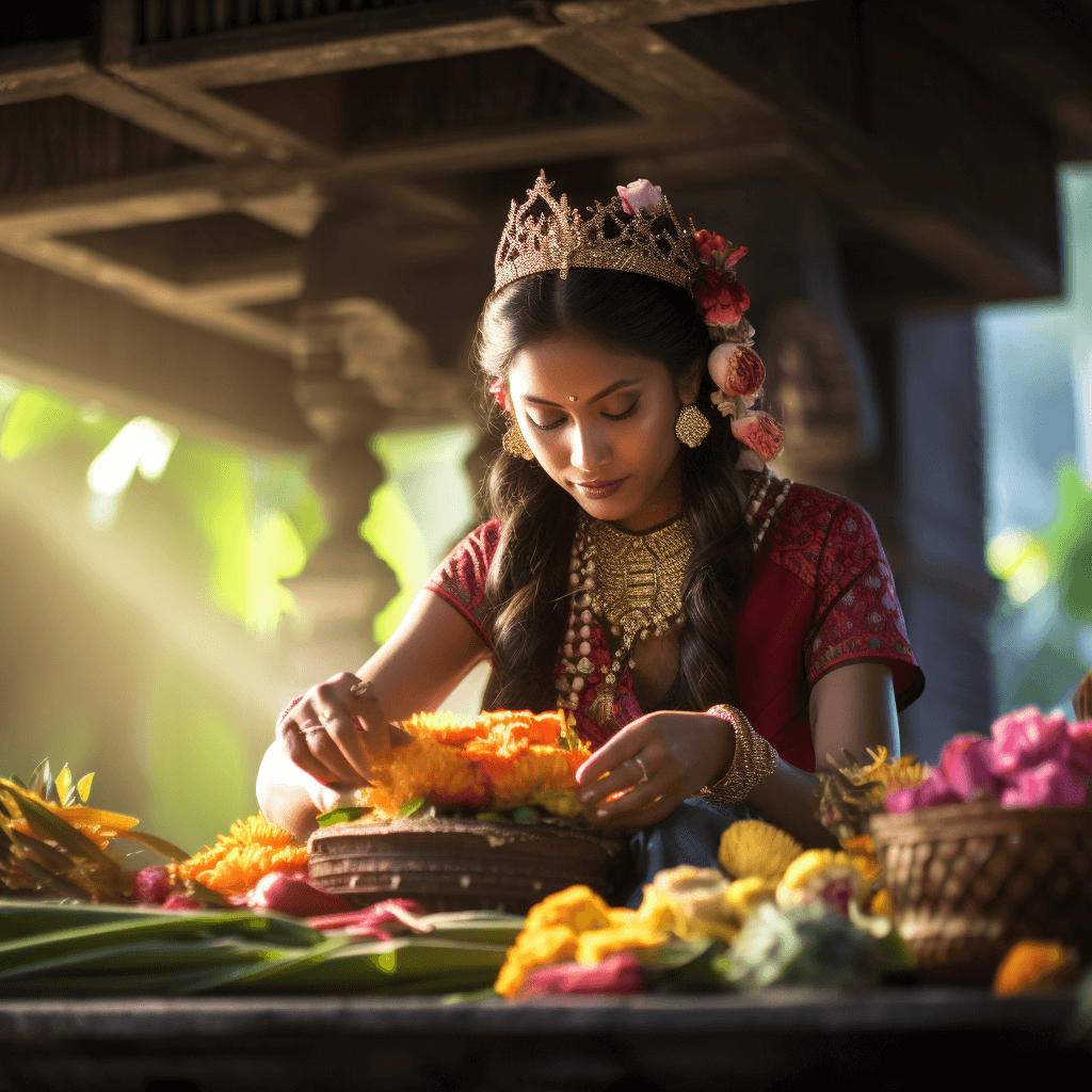 Balinese offering